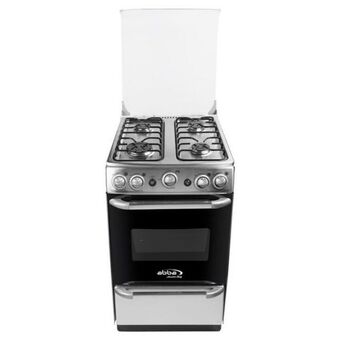 Electrojaponesa Estufa de piso abba 20" gn tapa vidrio horno gt acero ab2016mplnn oferta