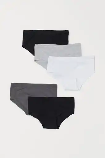 H&M Pack de 5 pantis de algodón oferta