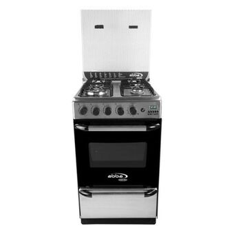 Electrojaponesa Estufa de piso abba 20" gas propano 4 puestos platino - at 203-6 gt tc oferta