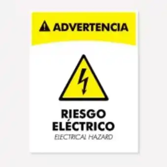 Easy Señal riesgo electrico c20 21x16cmcm oferta