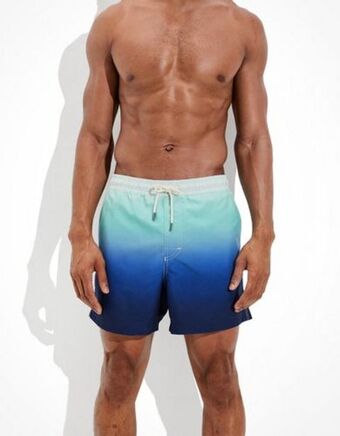 American Eagle Pantaloneta de baño ae tropical de 13 cm. oferta