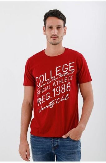 Tennis Camiseta roja para hombre oferta