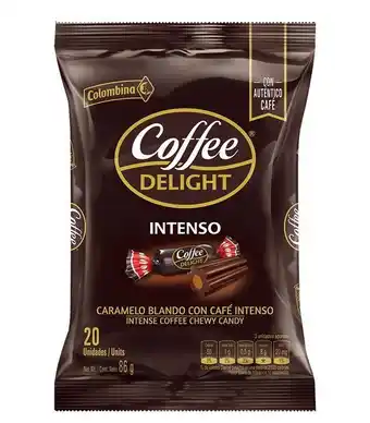 Éxito Caramelo blando café intenso coffee delight 86 gr oferta