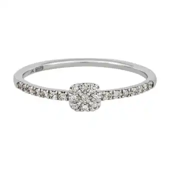 Kevin's Joyeros Anillo en oro blanco de 18 kilates, con diamantes de 0.11 ct oferta