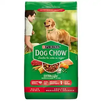 Makro Alimento perro dog chow adultos raza medianas grandes 2kg oferta
