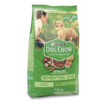 Makro Dog chow cachorros razas medianas y grandes 4kg oferta