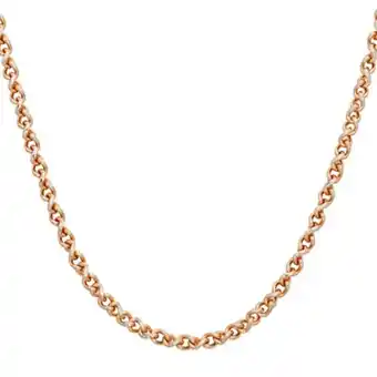 Kevin's Joyeros Cadena en oro rojo de 18 kilates con visos, occhio, 45 cm. de largo, 2 mm. de ancho oferta