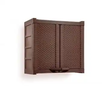 Almacenes La 13 Armario gabinete doble apariencia rattan / rimax oferta