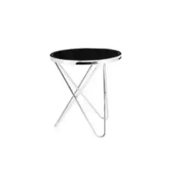 Tugó Mesa auxiliar didier negro/cromo oferta