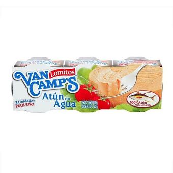 Merqueo Atún lomitos en agua van camps oferta