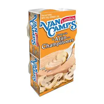 Merqueo Atún lomitos con champiã±ones van camps oferta