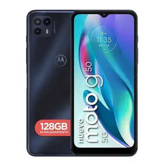 Olímpica Celular motorola moto g50 azul gris 128 gb oferta