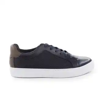Mussi Tenis para hombre de cuero azul para hombre oferta