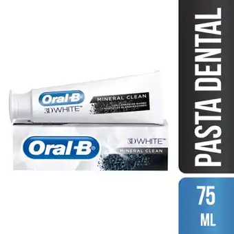 Makro Crema dental oral b 3d white carbon 75ml oferta