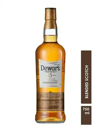 Éxito Whisky 15 años dewars 750 ml oferta