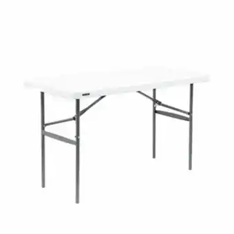 Alkosto Mesa banquete lifetime rectangular 1.22 metros blanca oferta