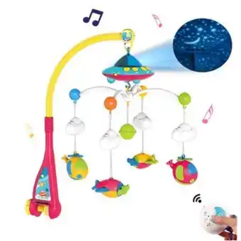 Linio Movil musical cuna bebe con proyector y control remoto oferta