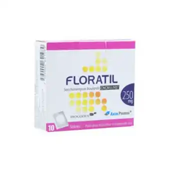 Cruz verde Floratil 250mg caja x 10 sobres granulado oferta
