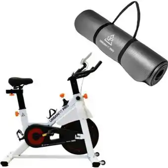 Linio Bicicleta spinning 15kg y tapete yoga urbanfit pro, fitness oferta