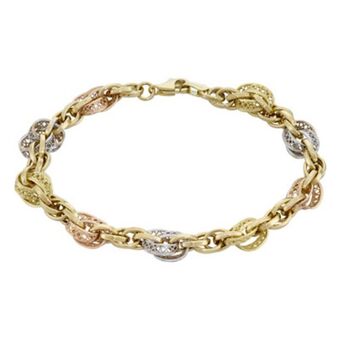 Kevin's Joyeros Pulsera en oro amarillo de 18 kilates, 19 cm. de largo, 5 mm. de ancho oferta