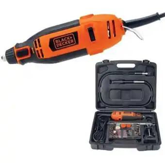 Linio Mototool + 110 accesorios black and decker rt18ka-b3 naranja oferta