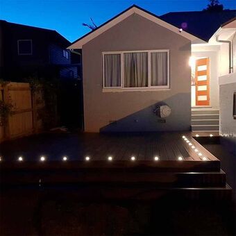 Alfa Bala de piso led blanca oferta