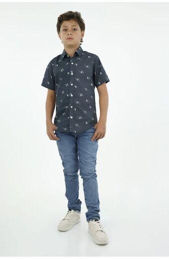 Tennis Camisa azul para niño oferta