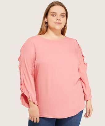 Pat Primo Blusa manga tres cuartos con bolero oferta