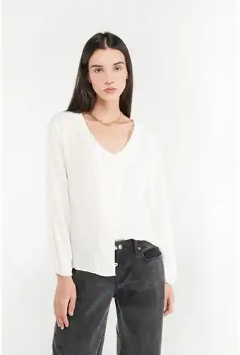 Koaj Blusa unicolor manga larga oferta