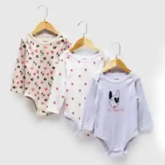 Falabella Bodies bebé niña pack x3 yamp oferta