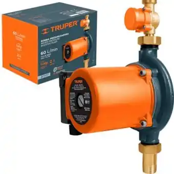 Linio Bomba eléctrica para agua presurizadora ⅓ hp 250w truper - naranja oferta