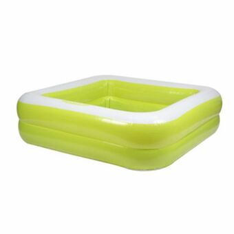 Alkosto Piscina inflable para niños cuadrada verde intex oferta