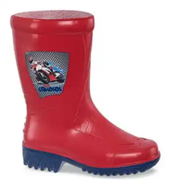 Croydon Botas de lluvia chauli rojo para niño los gomosos oferta