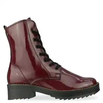 Botin para mujer ferrara vino charol