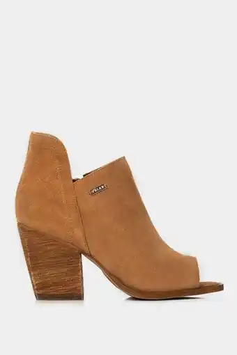 Vélez Botines tacón de carnaza para mujer despuntados oferta