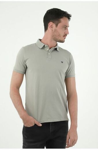 Tennis Polo gris para hombre oferta