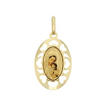 Kevin's Joyeros Medalla en oro amarillo de 18 kilates, virgen oferta