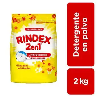 Super Inter Rindex flores para mis amores 2en1 detergente en polvo 2 kg oferta
