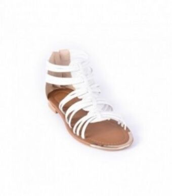 Price Shoes Priceshoes sandalias planas dama 302235blanco oferta