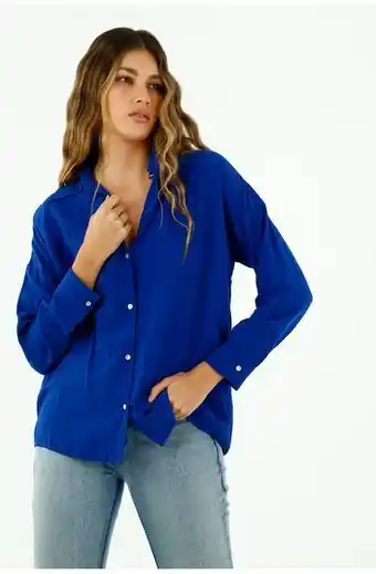 Tennis Camisa para mujer manga larga azul oferta