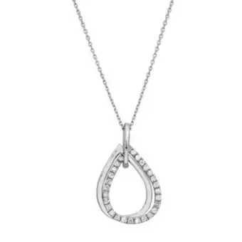 Kevin's Joyeros Gargantilla en oro blanco de 18 kilates, rolo, con diamantes de 12.00 ct, 45 cm. de largo, 0.4 mm. de ancho oferta