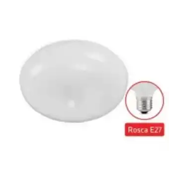 Easy Plafón led redondo 18w luz blanca con rosca e27 abitare oferta