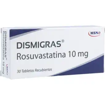 Cruz verde Dismigras tabletas recubiertas 10mg caja x 30 oferta