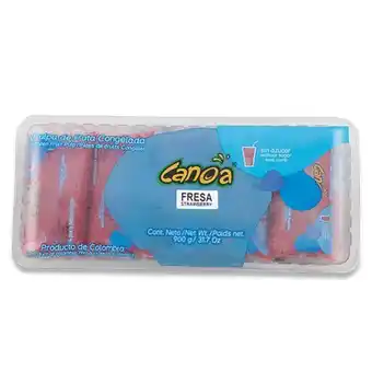 Makro Pulpa de fruta canoa fresa bolsa 90gx10u oferta