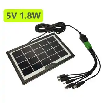 Éxito Panel solar portátil 5v 1.8w cable usb cargador celular cl 518 oferta