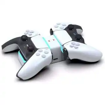 Linio Cargador de controles ps5 carga rápida con luz led oferta