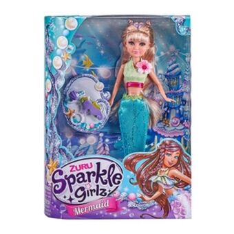 Alkosto Muñeca sirena hayo con accesorios sparkle girlz oferta
