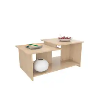 Olímpica Mesa de centro trueno, beige, con amplio espacio ideal para ubicar decoraciones oferta