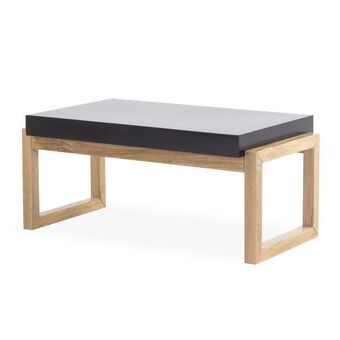 Muebles Jamar Mesa de centro trento negro, natural oferta
