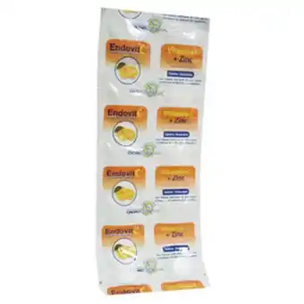 Cruz verde Endovit c tabletas masticables sabor naranja sobre... oferta